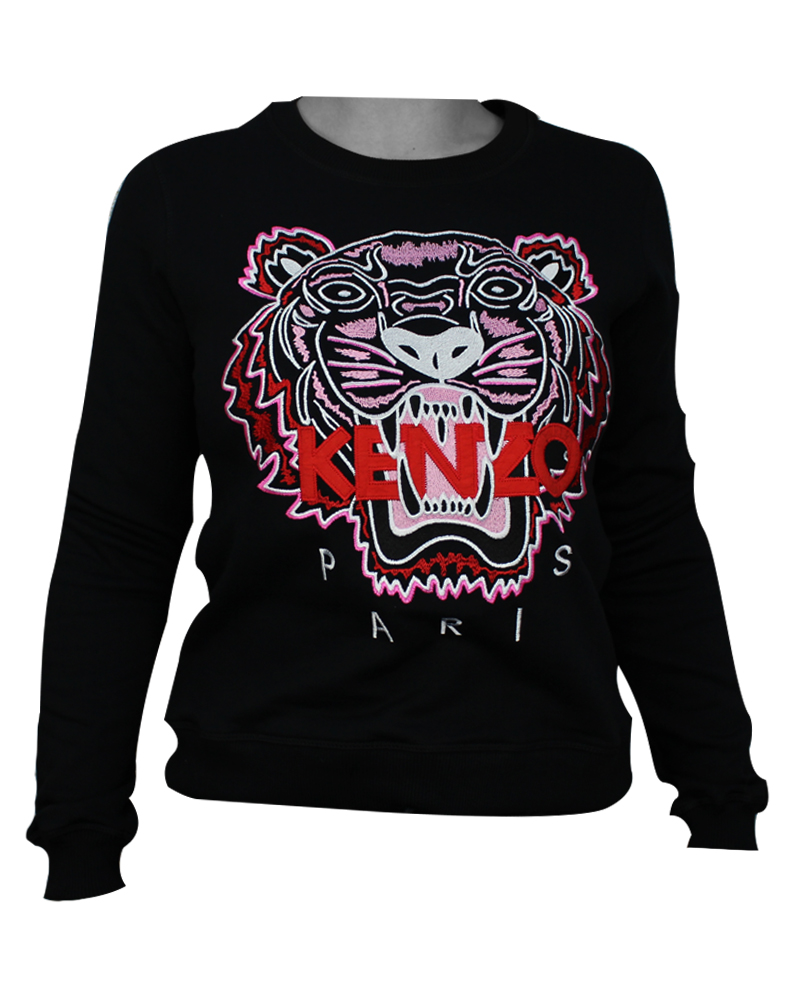 Sudadera Kenzo Tiger Negro Blanco XL